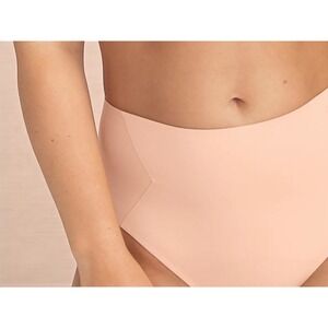 Honeylove Shinetech Brief 2 PK NWT Rose Tan High Rise Tummy Control Shapewear XL